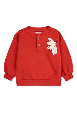 red cotton sweatshirt BOBO CHOSES KIDS | B224AB032.